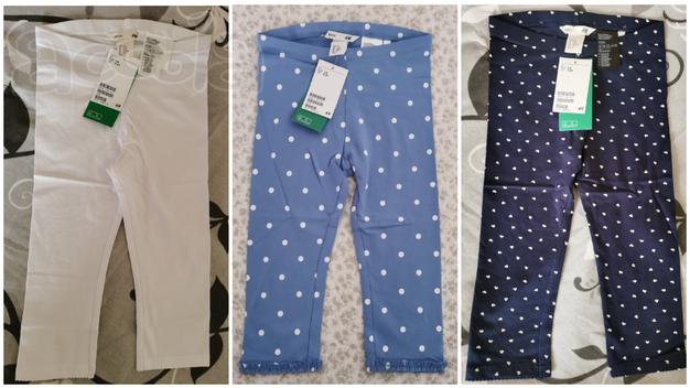 H&M Леггинсы на девочку р.5-6л (рост 116 см)